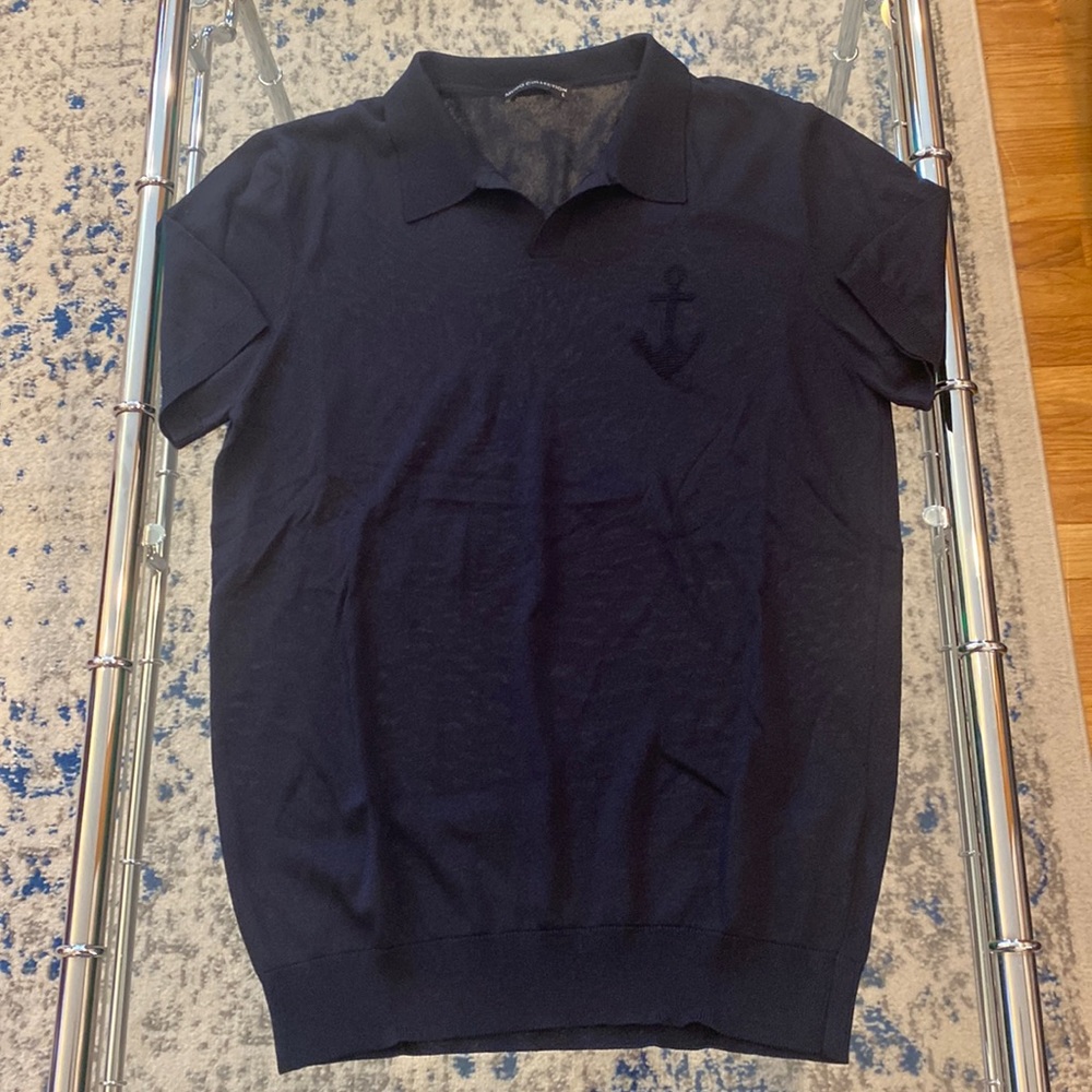 Men’s deep navy Mudo polo size large